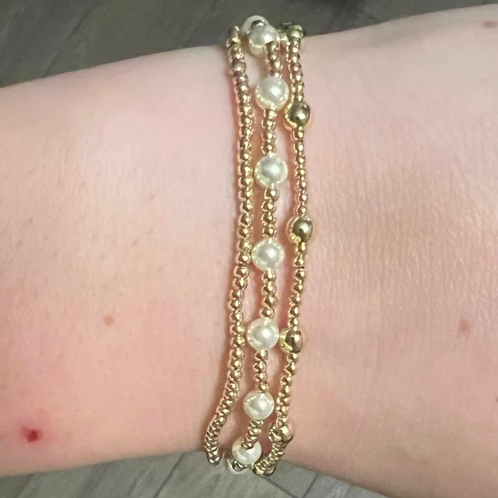 Handmade Pearly Girly Stack